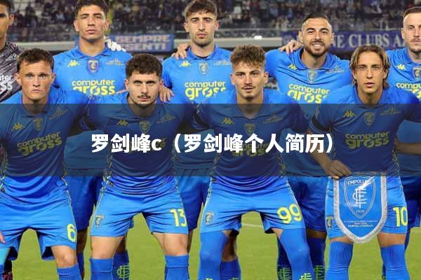 罗剑峰c（罗剑峰个人简历）