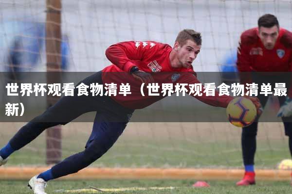 世界杯观看食物清单（世界杯观看食物清单最新）